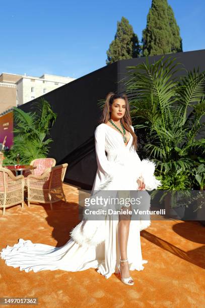 Priyanka Chopra Jonas attends the Bulgari Hotel Roma opening event at Bulgari Hotel Rome on June 08, 2023 in Rome, Italy.