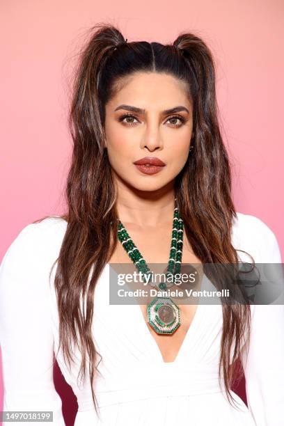 Priyanka Chopra Jonas attends the Bulgari Hotel Roma opening event at Bulgari Hotel Rome on June 08, 2023 in Rome, Italy.