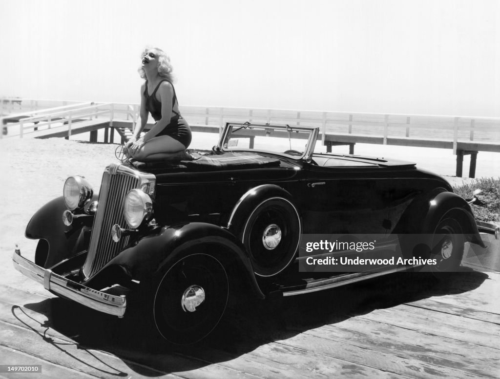 Woman On A Hupmobile