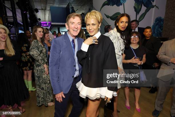 Michael Patrick King and Nicole Ari Parker attend the " 'And Just Like That…It's Been 25 Years, A Sex And The City Experience' Opening Night With Max...