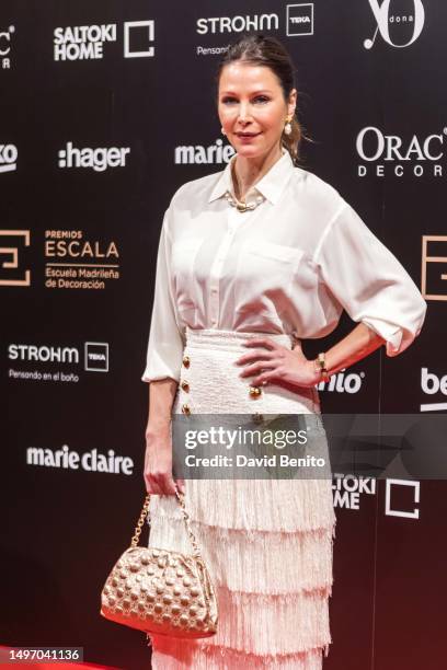 Esther Doña attends the "Escala de Interiorismo" Arquitecture and Design Awards 2023 at Real Fábrica de Tapices on June 08, 2023 in Madrid, Spain.