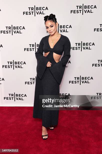 Vanessa Hudgens attends "Downtown Owl" Premiere during the 2023 Tribeca Festival at SVA Theatre on June 08, 2023 in New York City.