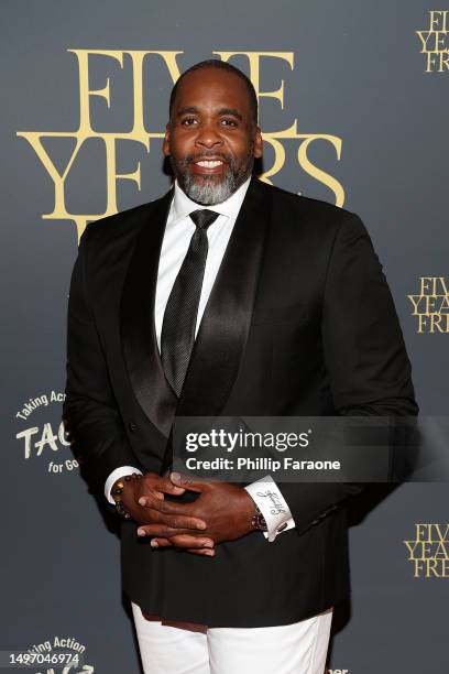 Kwame Kilpatrick attends an event celebrating Alice Marie Johnson's 5 years of freedom and honoring Kim Kardashian on June 08, 2023 in Los Angeles,...