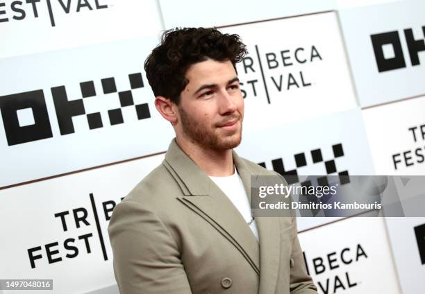 Nick Jonas attends "The Good Half" premiere during 2023 Tribeca Festival at BMCC Theater on June 08, 2023 in New York City.