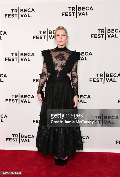 Director Lily Rabe attends "Downtown Owl" Premiere during the 2023 Tribeca Festival at SVA Theatre on June 08, 2023 in New York City.