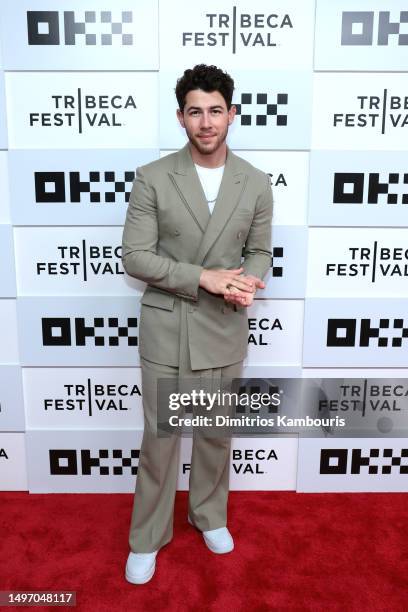 Nick Jonas attends "The Good Half" premiere during 2023 Tribeca Festival at BMCC Theater on June 08, 2023 in New York City.