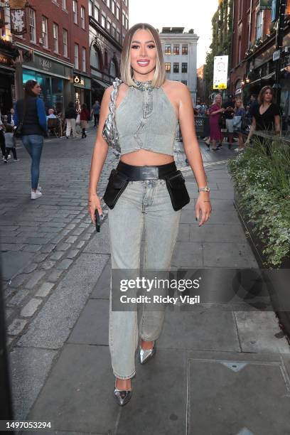 Demi Sims seen attending Gaucho - launch party on June 08, 2023 in London, England.