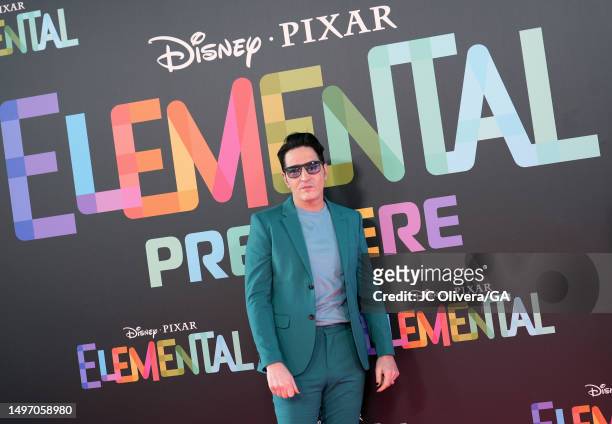 David Dastmalchian attends the Los Angeles Premiere of Disney Pixar's "Elemental" at Academy Museum of Motion Pictures on June 08, 2023 in Los...