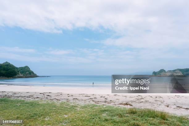 ubara beach, chiba, japan - chiba city stock pictures, royalty-free photos & images