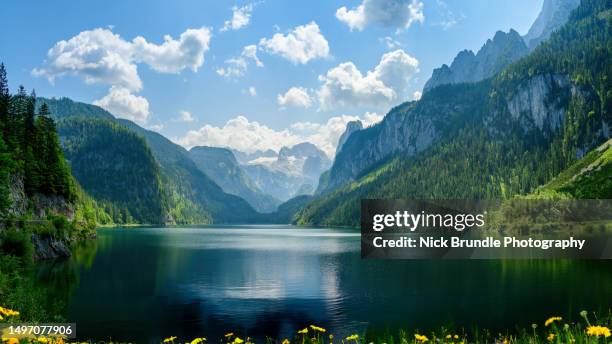 gosauseen, austria. - austria fotografías e imágenes de stock