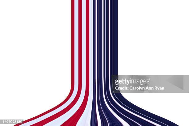 red white and blue striped ramp - american flag texture stock-fotos und bilder