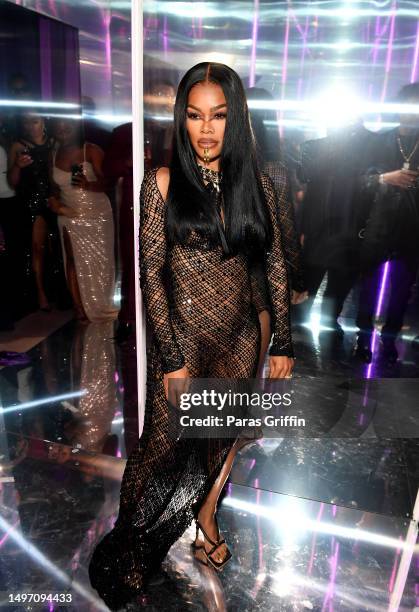 Teyana Taylor attends 3rd Annual Birthday Ball for Quality Control CEO Pierre "P" Thomas at The Fox Theatre on June 08, 2023 in Atlanta, Georgia.