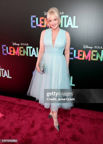 Wendi McLendon-Covey attends the World Premiere of Disney and Pixar's feature film "Elemental" at Academy Museum of Motion Pictures in Los Angeles,...