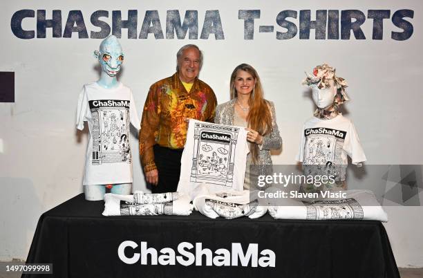 Stewart F. Lane and Bonnie Comley attend ChaShaMa honors BroadwayHD at annual gala with Bonnie Comley and Stewart F. Lane on June 08, 2023 in New...