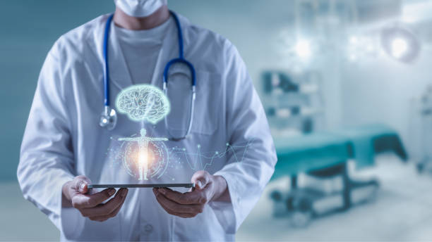 AI diagnostics technology illustration