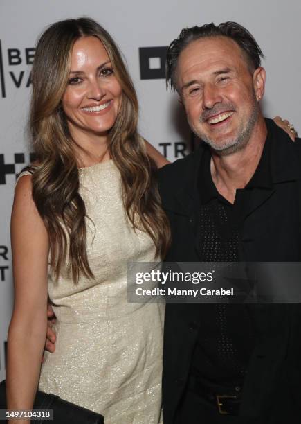 Christina Arquette and David Arquette attend the Tribeca Festival After-Party for "The Good Half" Premiere at The Palace on June 08, 2023 in New York...