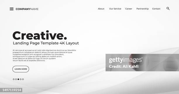 stockillustraties, clipart, cartoons en iconen met 4k landing page template - abstract dynamic, modern, futuristic, multi colored, simple for website template background - linkedin next wave