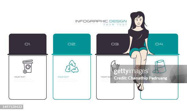 infographic design template with place for your data. vector illustration.
infographic, icons, timeline - visual aid, template, woman - creative-recycle-symbol-drawing stock illustrations
