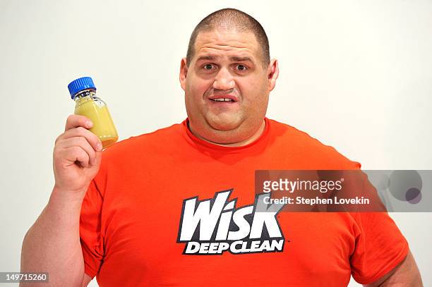 Rulon Gardner is named as Wisk Deep Clean's first Official Sweat Ambassador at Chelsea Studios on August 2, 2012 in New York City.