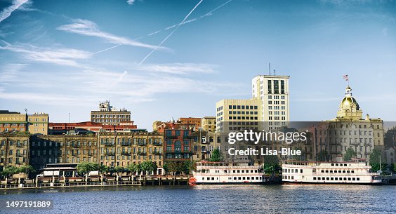 Savannah Skyline and Steamboat.