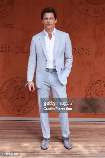 James Marsden attends the 2023 French Open at Roland Garros on June 09, 2023 in Paris, France.