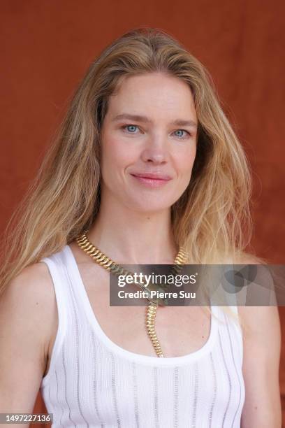 Natalia Vodianova attends the 2023 French Open at Roland Garros on June 09, 2023 in Paris, France.
