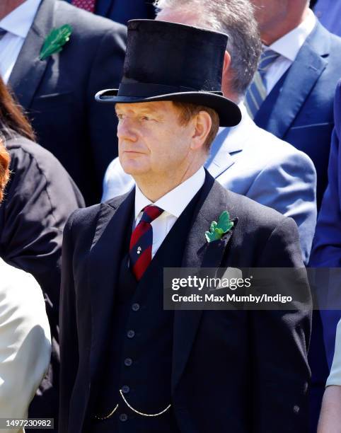 Edward Stanley, 19th Earl of Derby attends the annual Founder's Day Parade at the Royal Hospital Chelsea on June 8, 2023 in London, England....