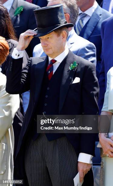 Edward Stanley, 19th Earl of Derby attends the annual Founder's Day Parade at the Royal Hospital Chelsea on June 8, 2023 in London, England....