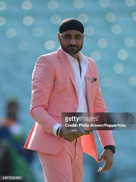 Harbhajan Singh after day three of the ICC World Test Championship Final between Australia and India at The Oval on June 09, 2023 in London, England.