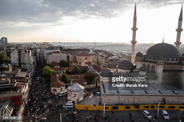 Cityscape of Istanbul ahead of the UEFA Champions League 2022/23 final on June 9, 2023 in Istanbul, Turkey.