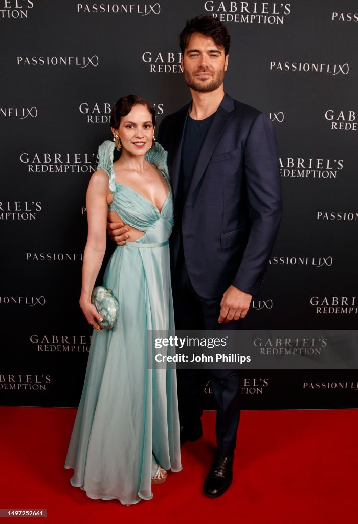 Melanie Zanetti and Giulio Berruti attend Passionflix's "Gabriel's