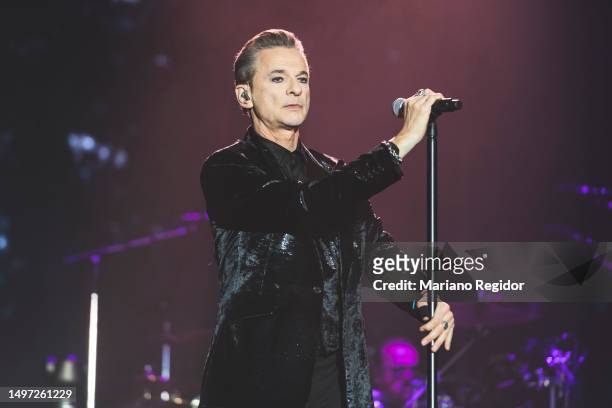 Dave Gahan of Depeche Mode performs in concert during day 2 of Primavera Sound Madrid 2023 on June 09, 2023 in Madrid, Spain.