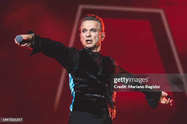 Dave Gahan of Depeche Mode performs in concert during day 2 of Primavera Sound Madrid 2023 on June 09, 2023 in Madrid, Spain.