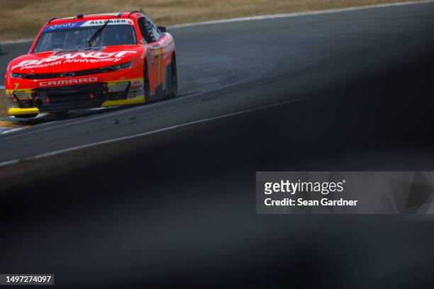 Justin Allgaier, driver of the BRANDT Chevrolet, drives during practice for the NASCAR Xfinity Series DoorDash 250 at Sonoma Raceway on June 09, 2023...