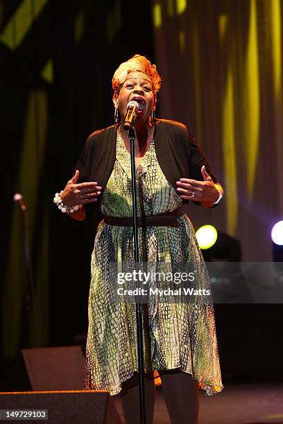 Jackie Clark performs at The Dell Music Center on August 2, 2012 in Philadelphia, Pennsylvania.