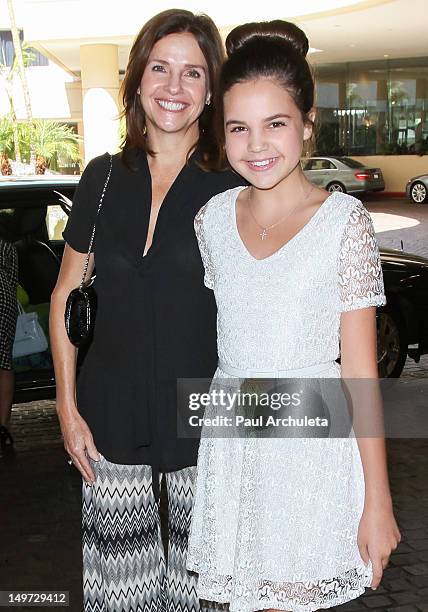 Actress Baliee Madison and her Mother Patricia Riley attend the Hallmark Channel and Hallmark Movie Channel 2012 TCA Summer Press Tour at The Beverly...