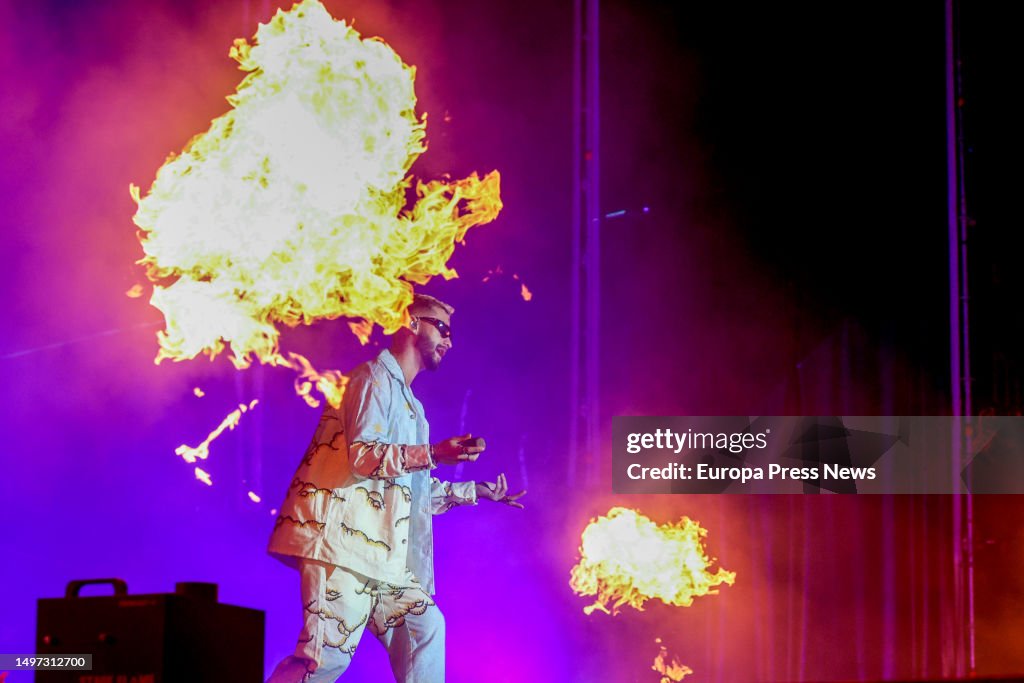 Li Mora Singer The singer Mora performs during the Primavera Sound, in the City of ...
