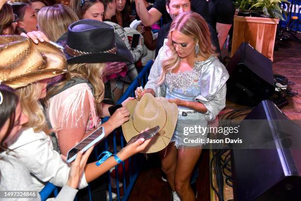 Carrie Underwood launches Exclusive SiriusXM Channel CARRIE'S COUNTRY Live from Margaritaville on June 09, 2023 in Nashville, Tennessee.