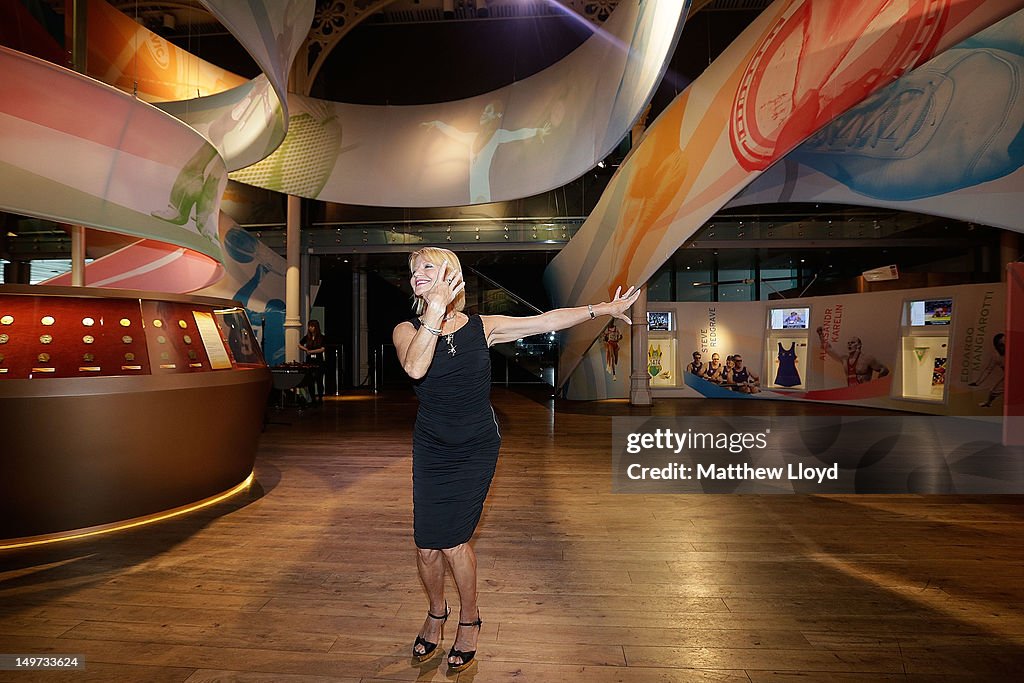 Former Olympic Gymnast Olga Korbut Visits The Olympic Journey Exhibition