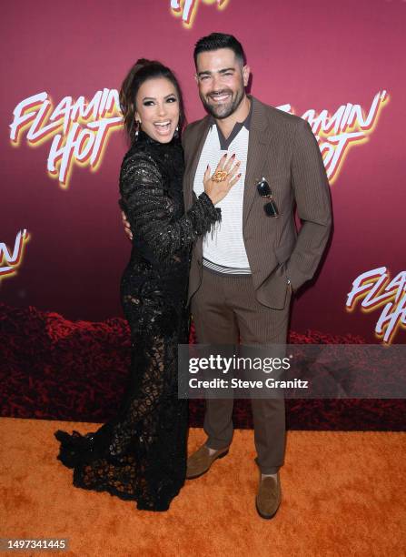 Eva Longoria and Jesse Metcalfe arrives at the Los Angeles Special Screening Of Searchlight Pictures' "Flamin' Hot" at Hollywood Post 43 - American...