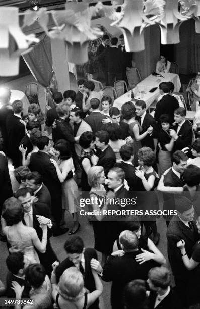 Red Cross Ball with Prince Rainier and Princess Grace of Monaco Dancing on November 26, 1962 in Monaco.