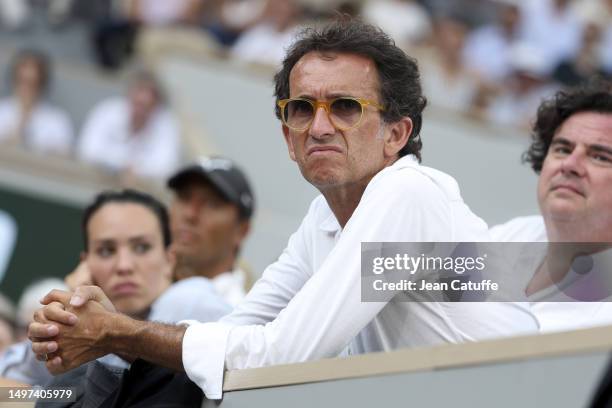 Alexandre Bompard attends the 2023 French Open at Roland Garros on June 09, 2023 in Paris, France.