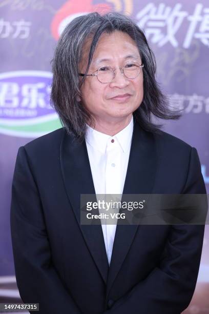 Director Peter Chan Ho-sun arrives at the red carpet for 2023 Weibo Movie Night on June 10, 2023 in Suzhou, Jiangsu Province of China.