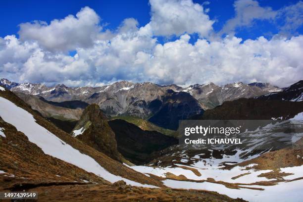 mountains mercantour park france - mercantour stockfoto's en -beelden