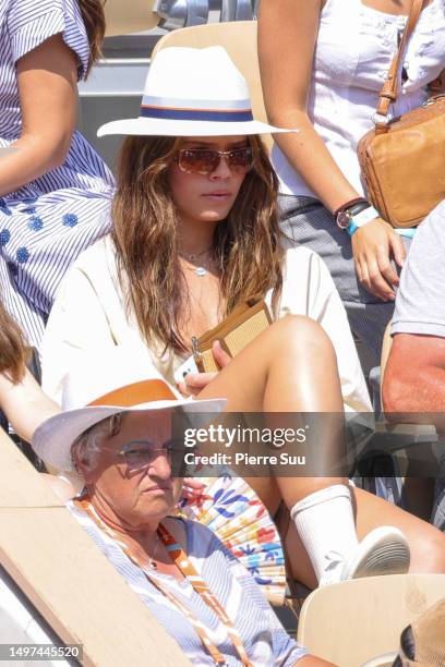 Honor Marie Warren attends the 2023 French Open at Roland Garros on June 10, 2023 in Paris, France.
