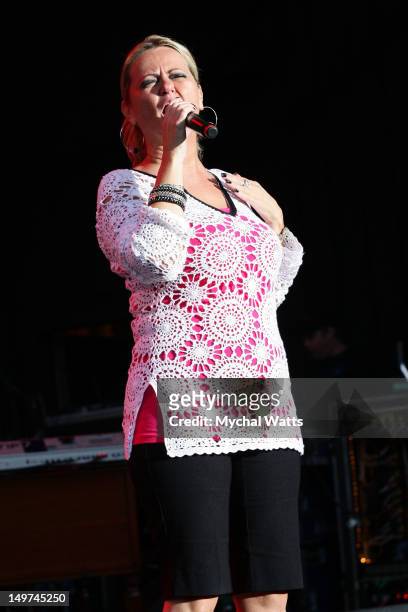Vickie Yohe performs at The Dell Music Center on August 2, 2012 in Philadelphia, Pennsylvania.