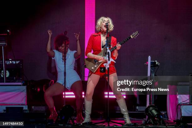 The singer-songwriter St. Vincent performs during the Primavera Sound, on 10 June, 2023 at the City of Rock, on 10 June, 2023 venue of the Primavera...