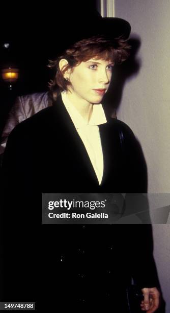Julianne Phillips attends Second Annual Rock N Roll Hall of Fame Awards on January 21, 1987 at the Waldorf Astoria Hotel in New York City.