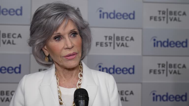 NY: Storytellers: Jane Fonda Receives The Harry Belafonte Voices for Social Justice Award - 2023 Tribeca Festival