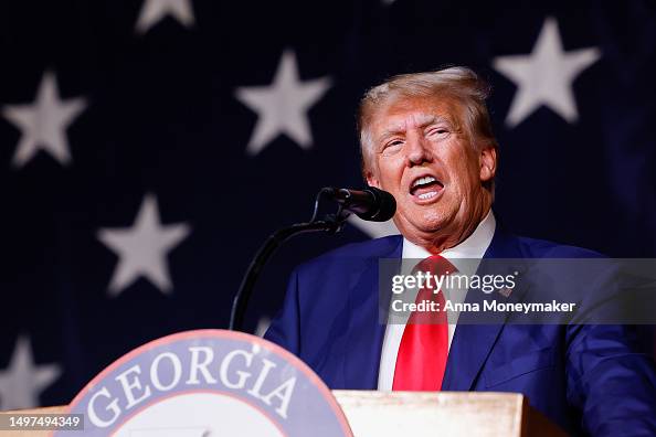 Former President Trump Addresses  The Georgia State GOP Convention